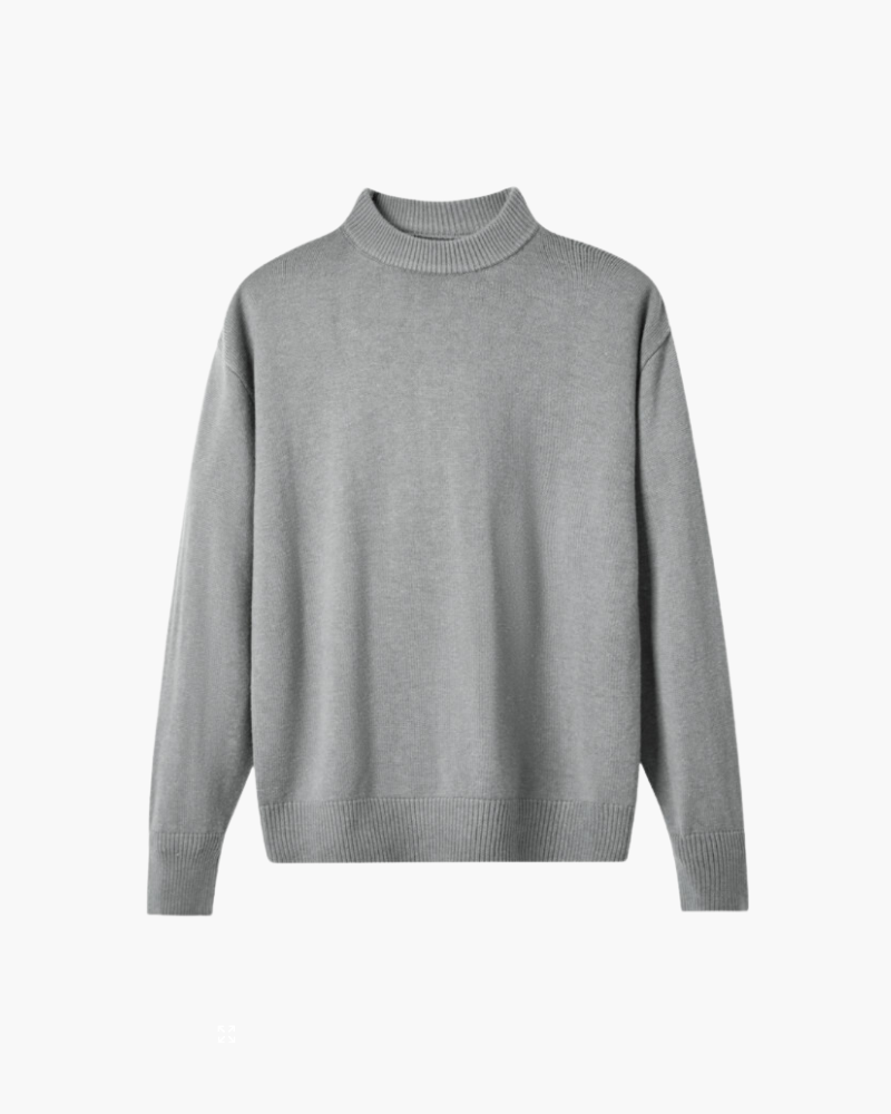 100% Premium-Wolle Rollkragenpullover