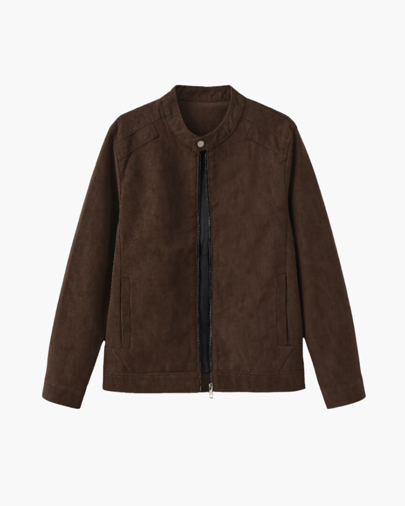 Estate Wildleder-Lederjacke